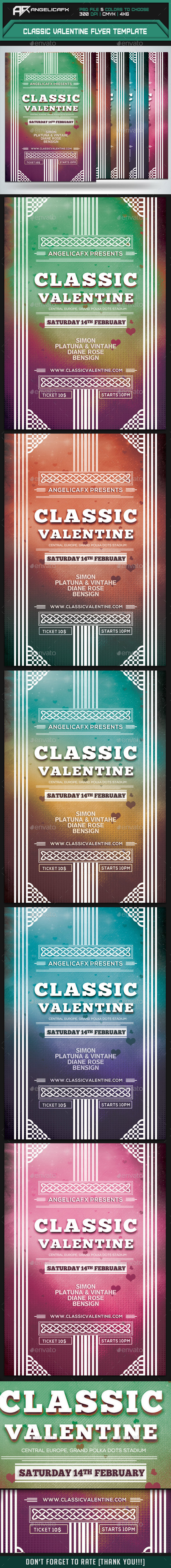 GraphicRiver Classic Valentine Flyer Template 10144730 GraphicRiver Classic Valentine Flyer Template 10144730