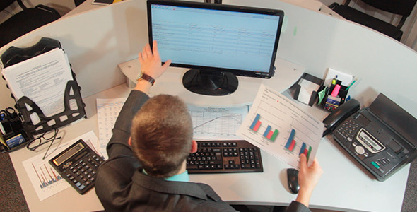 VideoHive Office Worker 10144876 VideoHive Office Worker 10144876