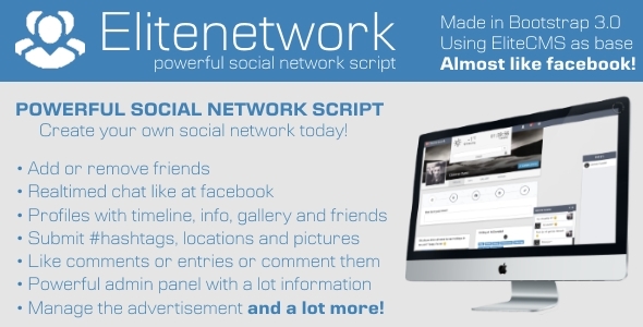 CodeCanyon Elitenetwork Advanced Social Network Script 10145377 CodeCanyon Elitenetwork Advanced Social Network Script 10145377