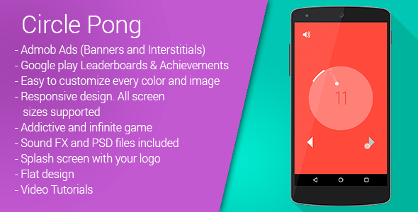 CodeCanyon Circle Pong Admob & Leaderboards & Share 10145379 CodeCanyon Circle Pong Admob & Leaderboards & Share 10145379