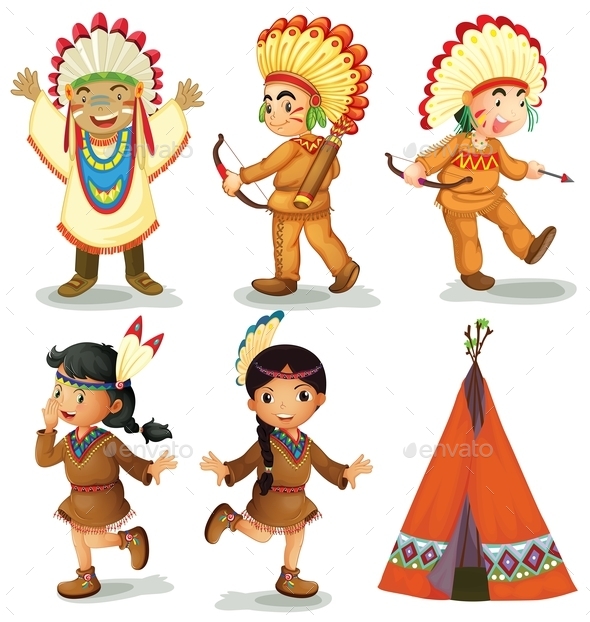 GraphicRiver American Indians 10145881 GraphicRiver American Indians 10145881