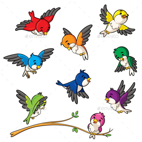 GraphicRiver Birds 10146050 GraphicRiver Birds 10146050