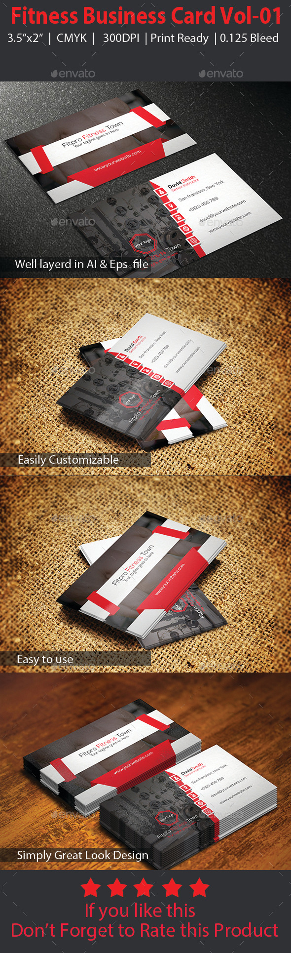 GraphicRiver Fitness Business Card Vol-01 10146196 GraphicRiver Fitness Business Card Vol-01 10146196