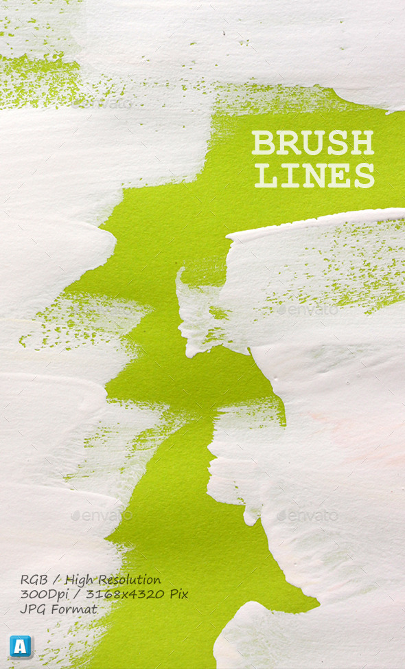 Paint Brush Strokes On Paper 0063 Paint Brush Strokes On Paper 0063