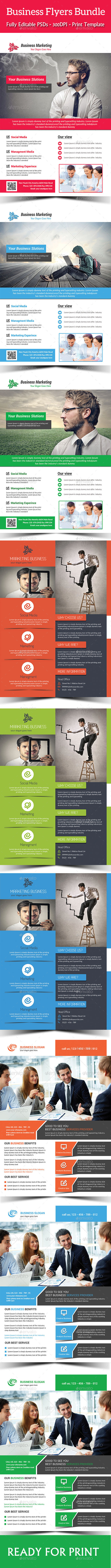 GraphicRiver Business Flyers Bundle 10147213 GraphicRiver Business Flyers Bundle 10147213