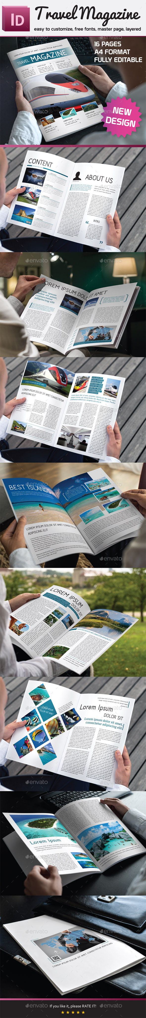 GraphicRiver Travel Magazine 10147584 GraphicRiver Travel Magazine 10147584