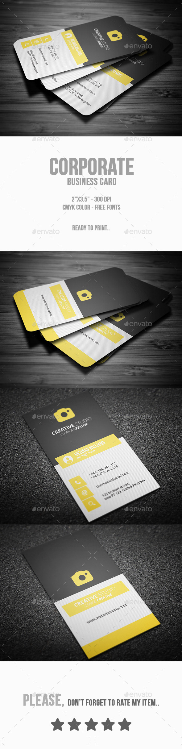 GraphicRiver Corporate Business Card 10150003 GraphicRiver Corporate Business Card 10150003