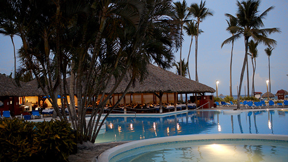 VideoHive Quiet Evening On Tropical Resort 10150231 VideoHive Quiet Evening On Tropical Resort 10150231