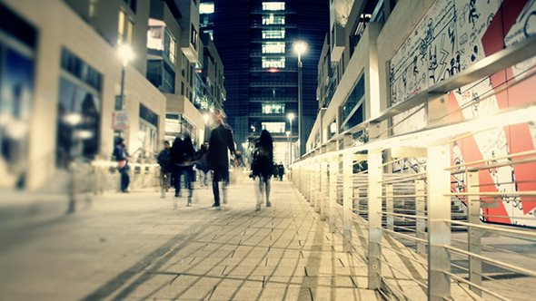 VideoHive Walking in the Modern City by Night 10151735 VideoHive Walking in the Modern City by Night 10151735