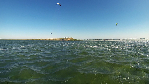 VideoHive Kitesurfer Jumping 10152964 VideoHive Kitesurfer Jumping 10152964