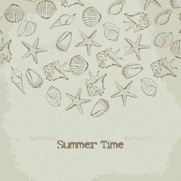 GraphicRiver Shells Background 10153782 GraphicRiver Shells Background 10153782