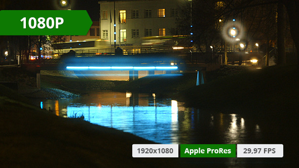 VideoHive Night Traffic in City Over Bridge 10155012 VideoHive Night Traffic in City Over Bridge 10155012