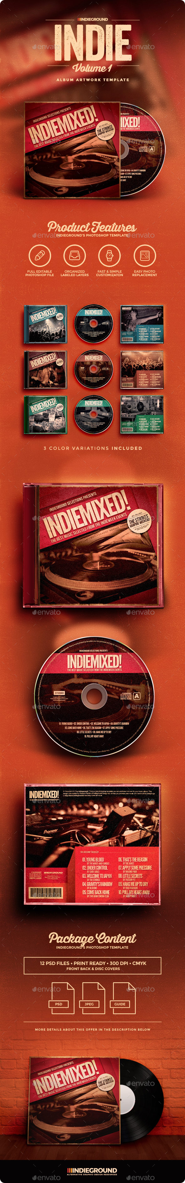 Indie CD Album Artwork Indie CD Album Artwork