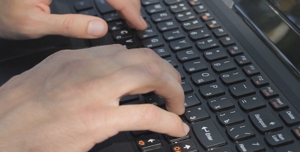 Typing On The Keyboard Typing On The Keyboard