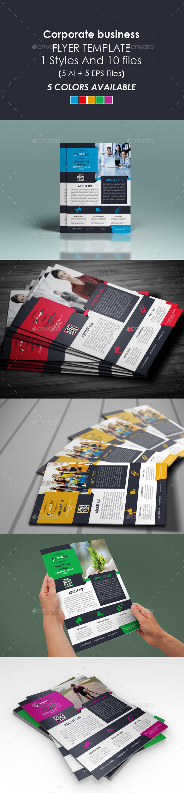 GraphicRiver Corporate Business Flyer Template 10155710 GraphicRiver Corporate Business Flyer Template 10155710