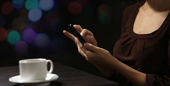 VideoHive Young Woman Smartphone 10156120 VideoHive Young Woman Smartphone 10156120