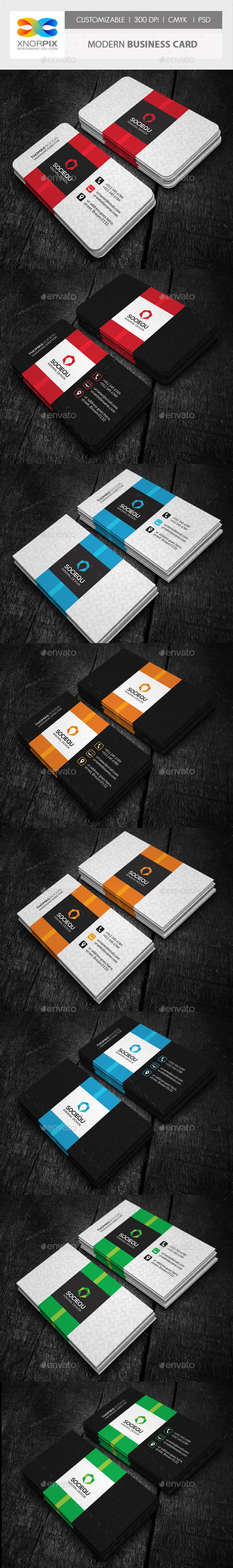 GraphicRiver Modern Business Card 10156336 GraphicRiver Modern Business Card 10156336