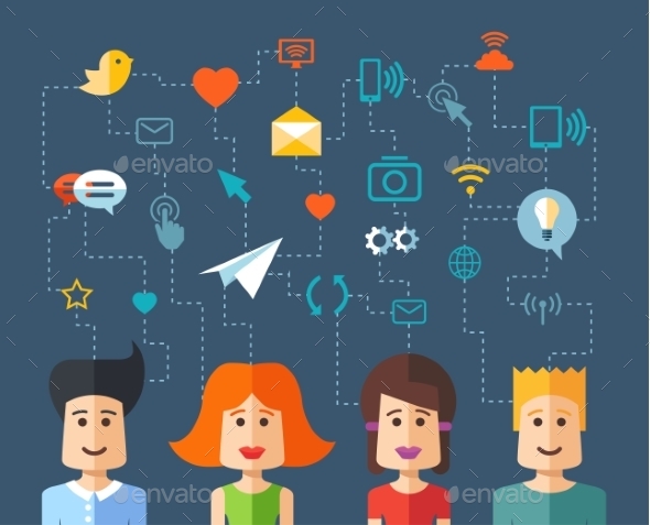 GraphicRiver Social People 10157699 GraphicRiver Social People 10157699