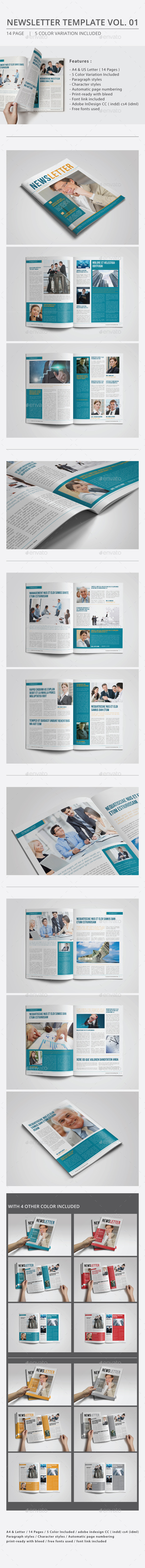 Newsletter Template Vol.01 Newsletter Template Vol.01