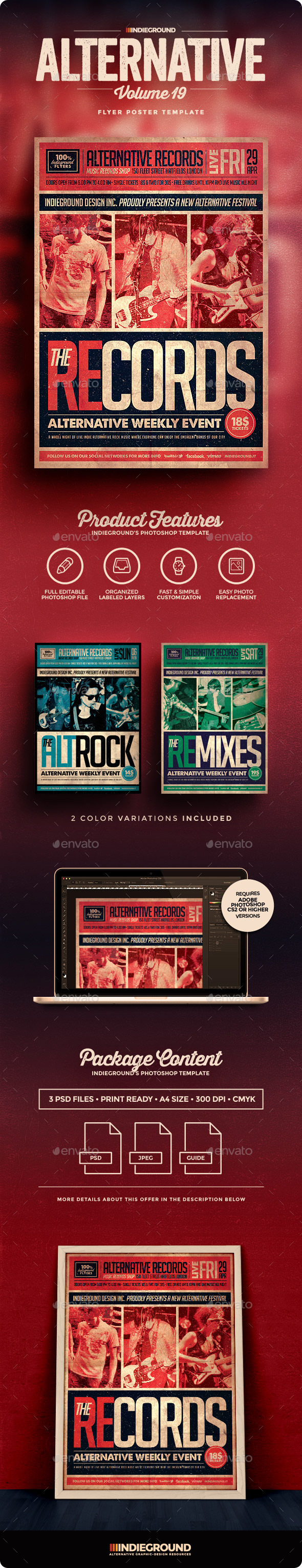 Alternative Flyer/Poster Vol. 19 - Events Flyers