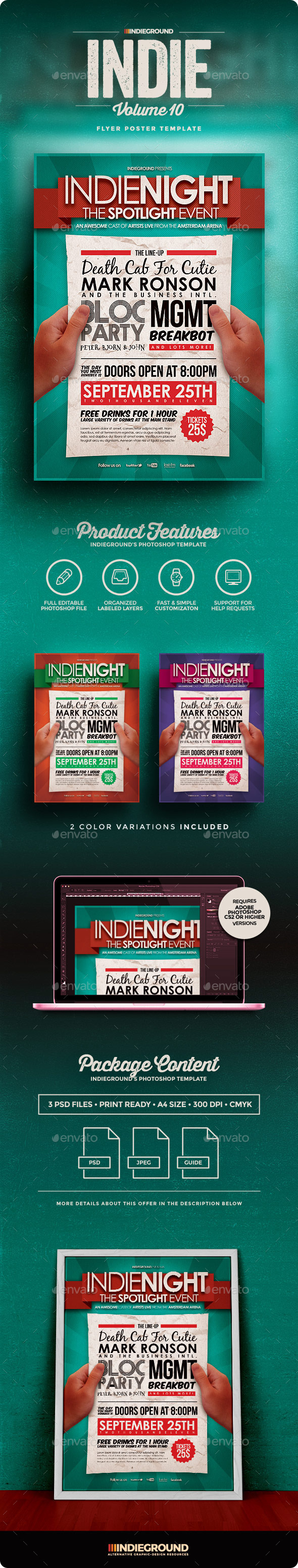 Indie Flyer Poster Vol 10 Indie Flyer Poster Vol 10