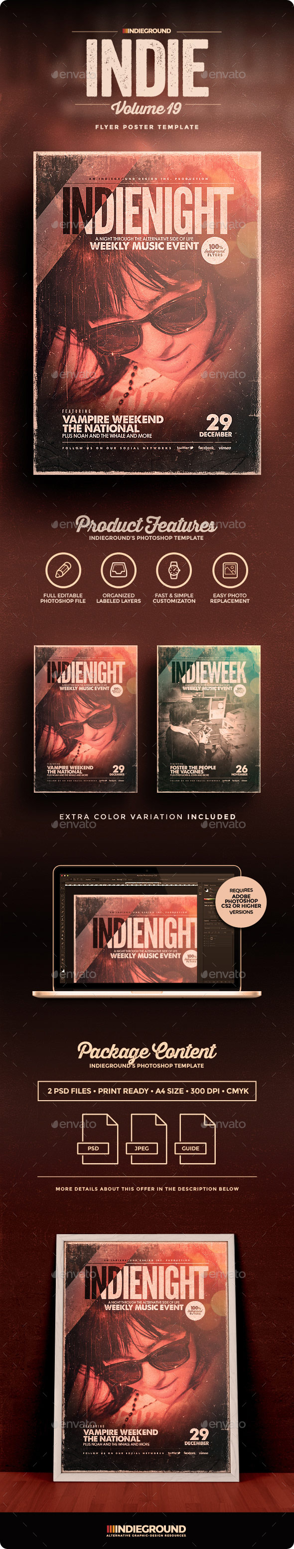 Indie Flyer/Poster Vol. 19 - Events Flyers