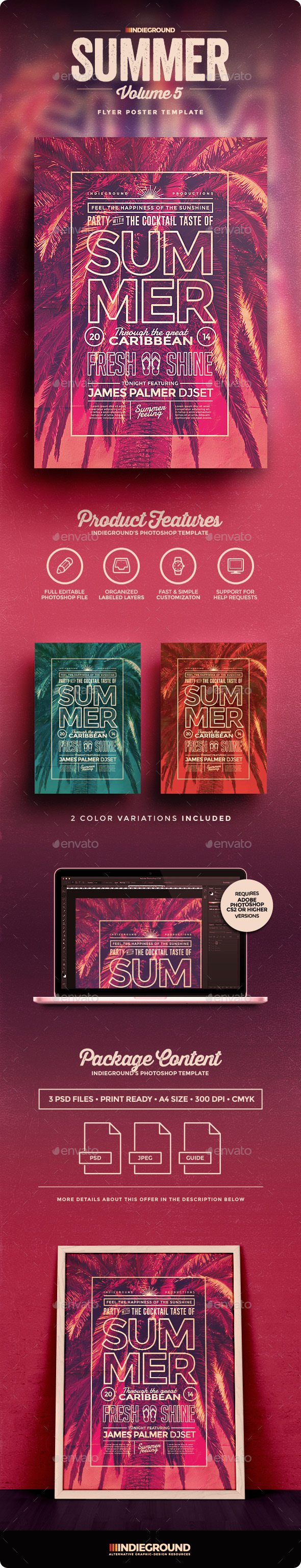 Summer Flyer/Poster Vol. 5 - Events Flyers