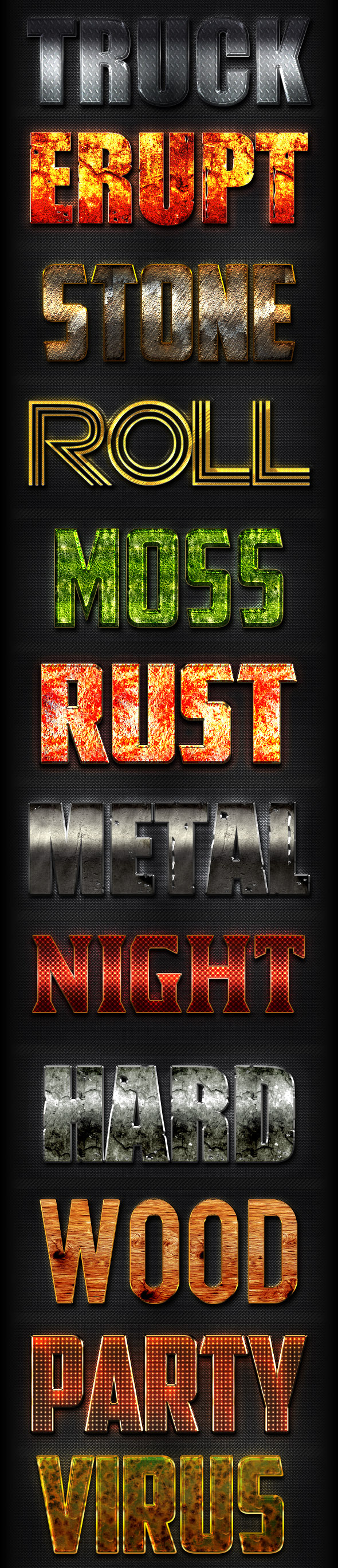 GraphicRiver 12 Photoshop Text Effect Styles Vol 2 10158678 GraphicRiver 12 Photoshop Text Effect Styles Vol 2 10158678