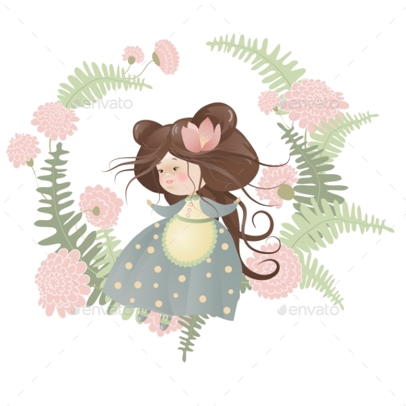GraphicRiver Flower Girl 10158705 GraphicRiver Flower Girl 10158705