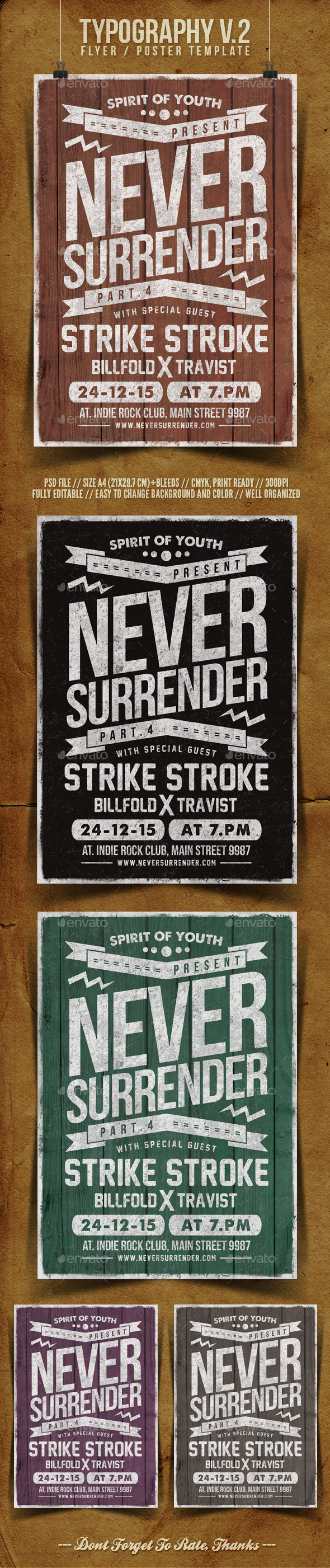 GraphicRiver Typography Flyer Template Vol.2 10159341 GraphicRiver Typography Flyer Template Vol.2 10159341