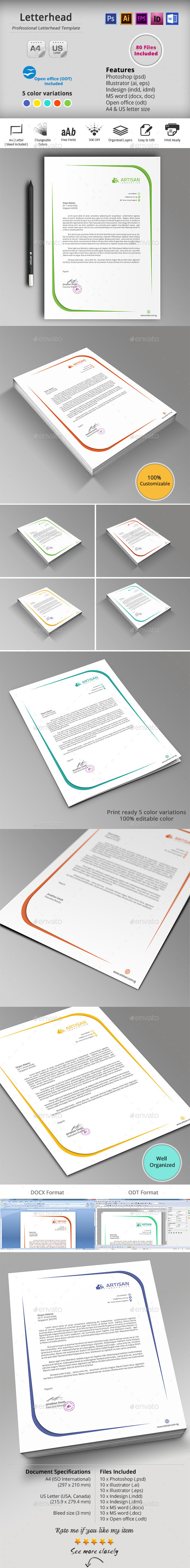 GraphicRiver Letterhead 10159461 GraphicRiver Letterhead 10159461