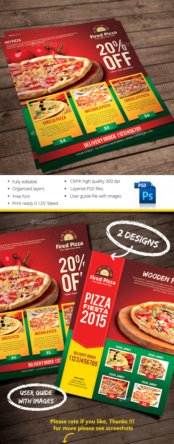 GraphicRiver Pizza 10159520 GraphicRiver Pizza 10159520