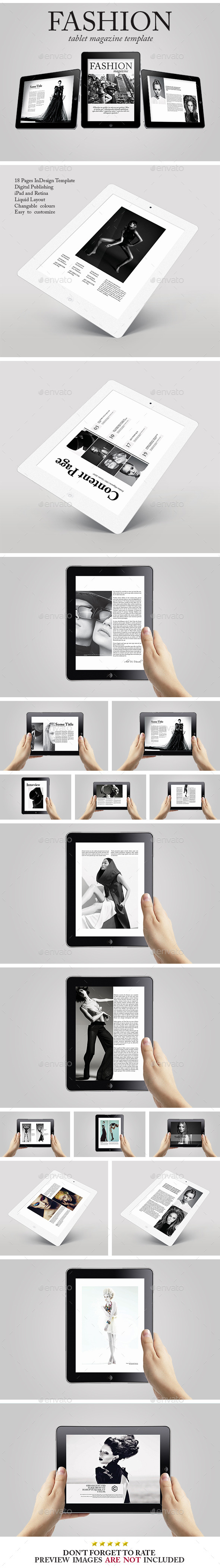GraphicRiver Tablet Fashion Magazine Template 10083145 GraphicRiver Tablet Fashion Magazine Template 10083145