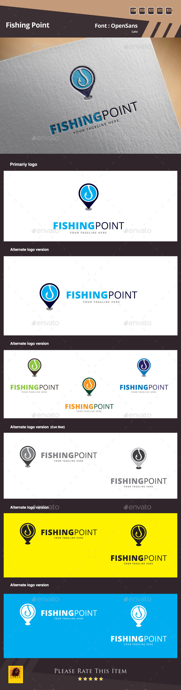 GraphicRiver Fishing Point Logo Template 10160862 GraphicRiver Fishing Point Logo Template 10160862
