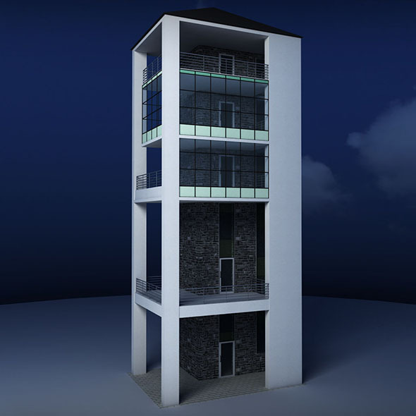 3DOcean Glass tower 10161692 3DOcean Glass tower 10161692