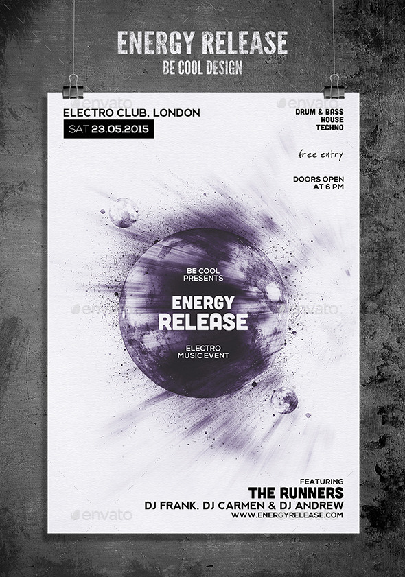 Electro Flyer Poster Electro Flyer Poster