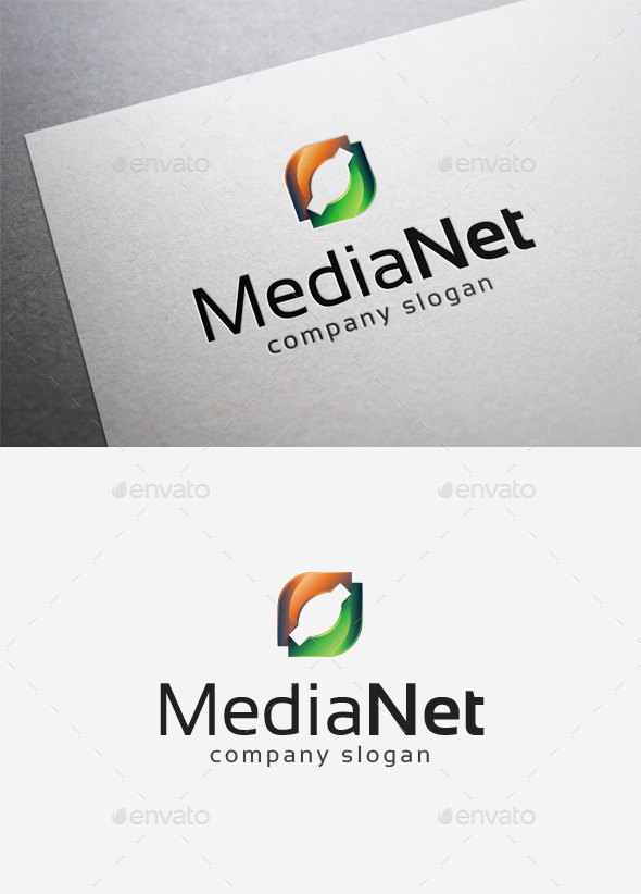 Media Net Logo (Abstract)