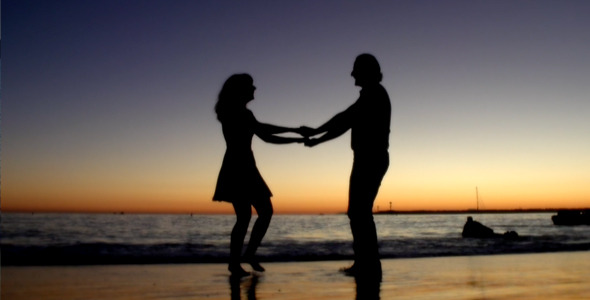 Couple at Sunset Couple at Sunset