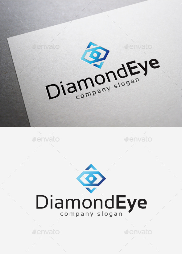 GraphicRiver Diamond Eye Logo 10166423 GraphicRiver Diamond Eye Logo 10166423