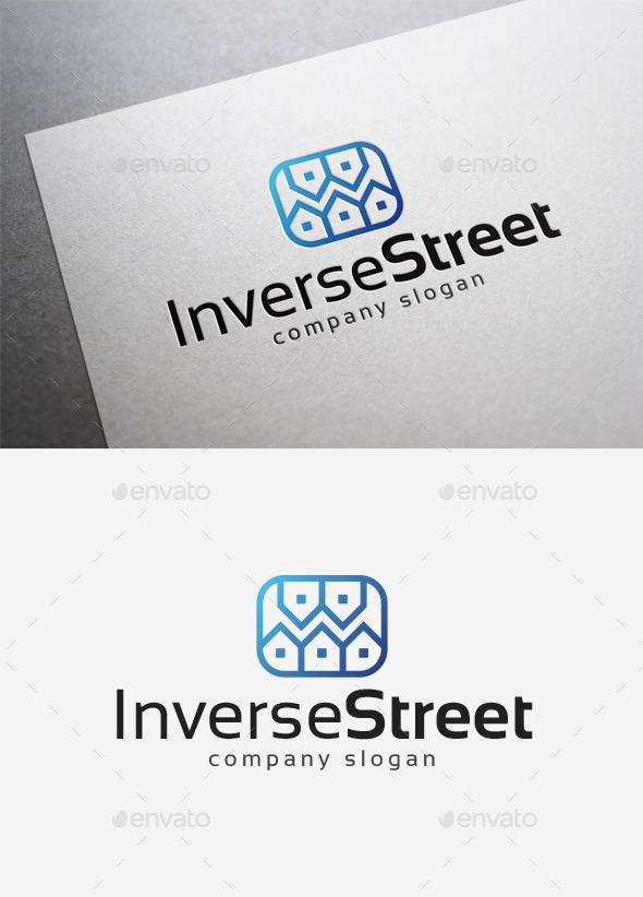 GraphicRiver Inverse Street Logo 10167680 GraphicRiver Inverse Street Logo 10167680