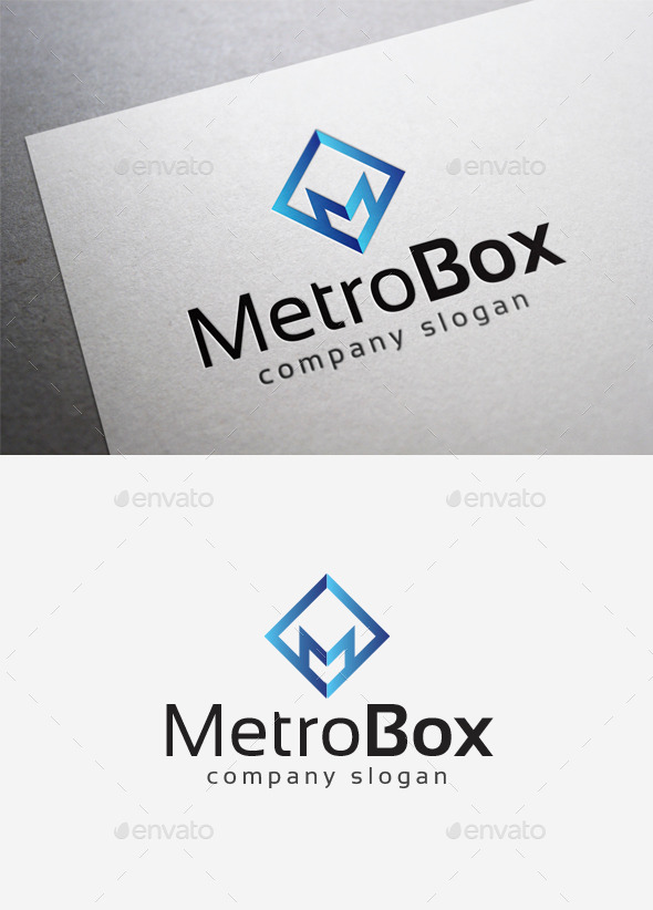 GraphicRiver Metro Box Logo 10167715 GraphicRiver Metro Box Logo 10167715