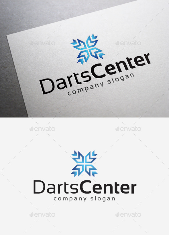 GraphicRiver Darts Center Logo 10168070 GraphicRiver Darts Center Logo 10168070