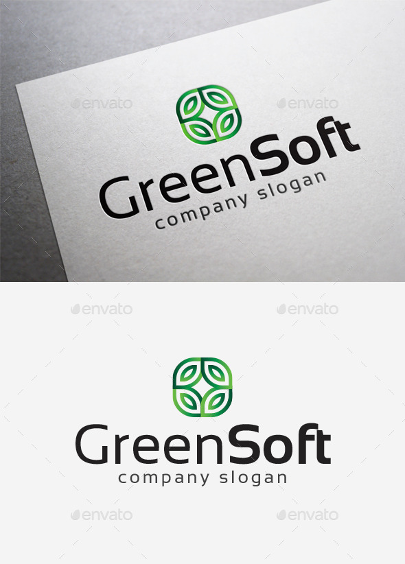 GraphicRiver Green Soft Logo 10168273 GraphicRiver Green Soft Logo 10168273