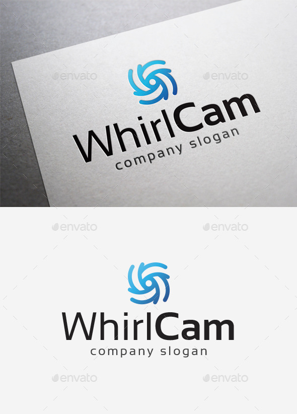 GraphicRiver Whirl Cam Logo 10168281 GraphicRiver Whirl Cam Logo 10168281