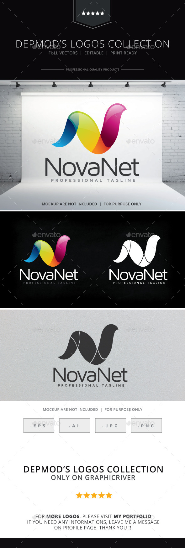 GraphicRiver Nova Net Logo 10169507 GraphicRiver Nova Net Logo 10169507