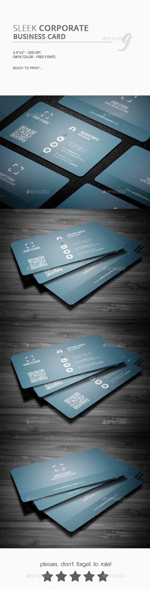 GraphicRiver Sleek Corporate Business Card 10169561 GraphicRiver Sleek Corporate Business Card 10169561