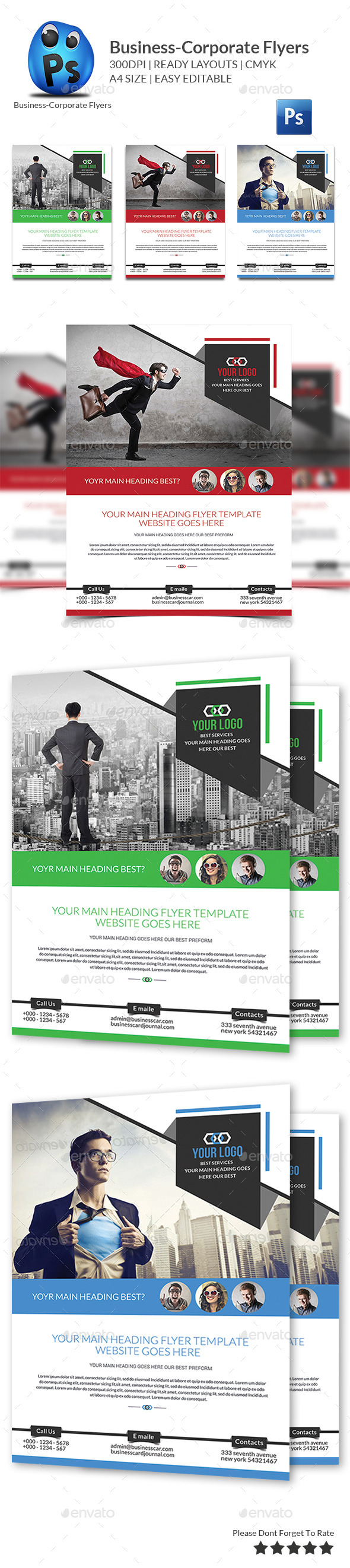 GraphicRiver Corporate Business Flyer Template 10169684 GraphicRiver Corporate Business Flyer Template 10169684