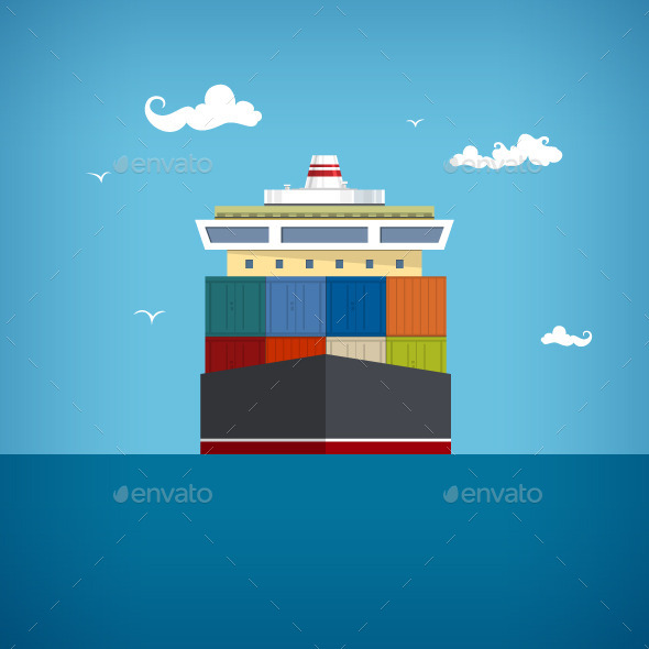 Cargo Container Ship Cargo Container Ship