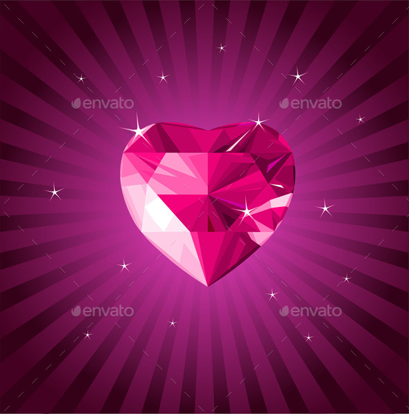 GraphicRiver Valentine Crystal Love Heart 10169942 GraphicRiver Valentine Crystal Love Heart 10169942