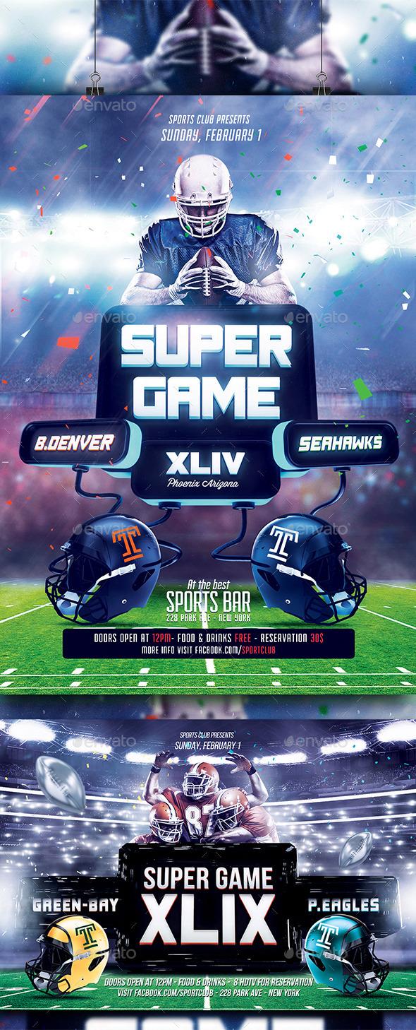GraphicRiver FootBall Flyer Bundle 10130014 GraphicRiver FootBall Flyer Bundle 10130014
